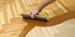 hardwood flooring staining